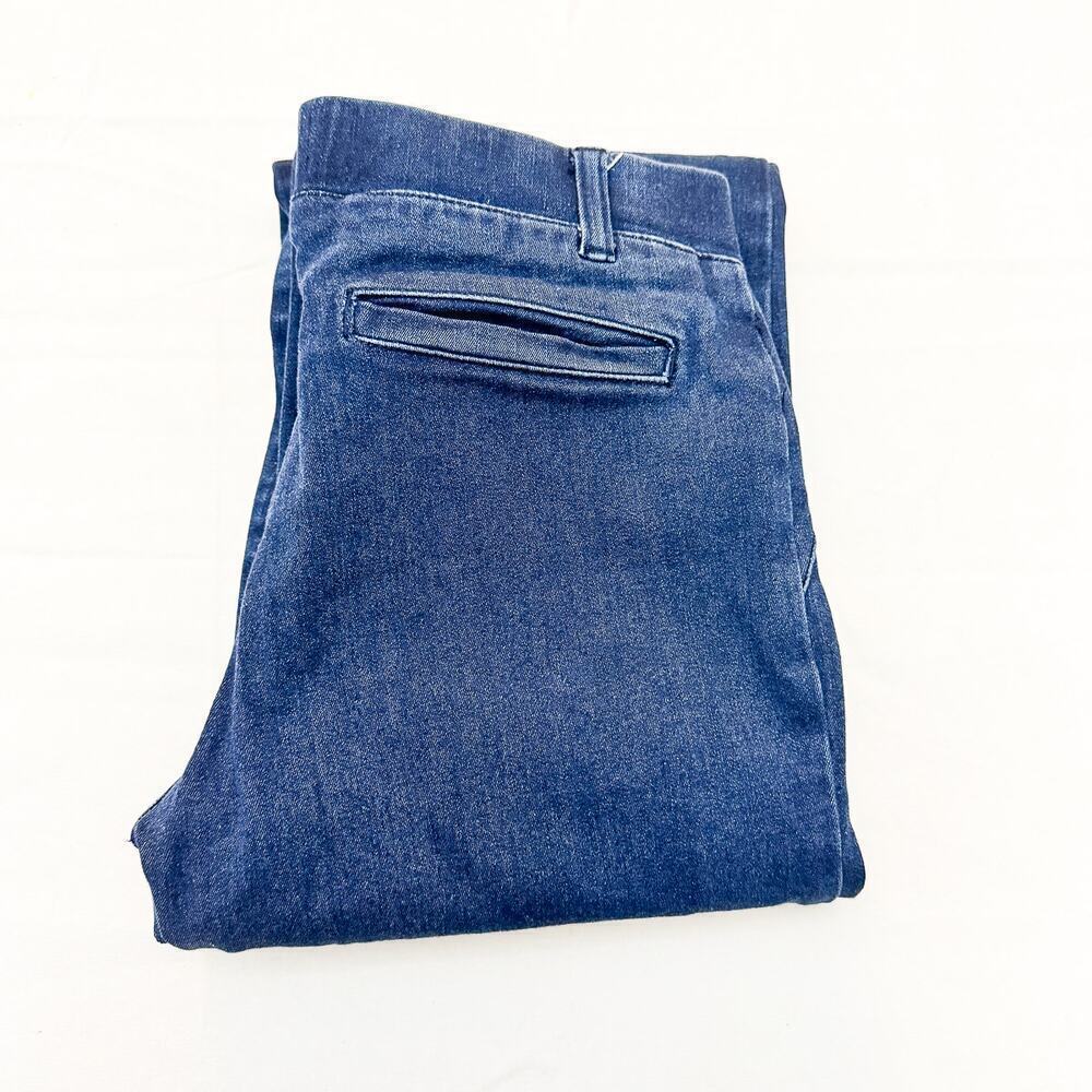 Betabrand Flare Dark Wash Stretch Denim Jeans Jegging Pants Size Medium